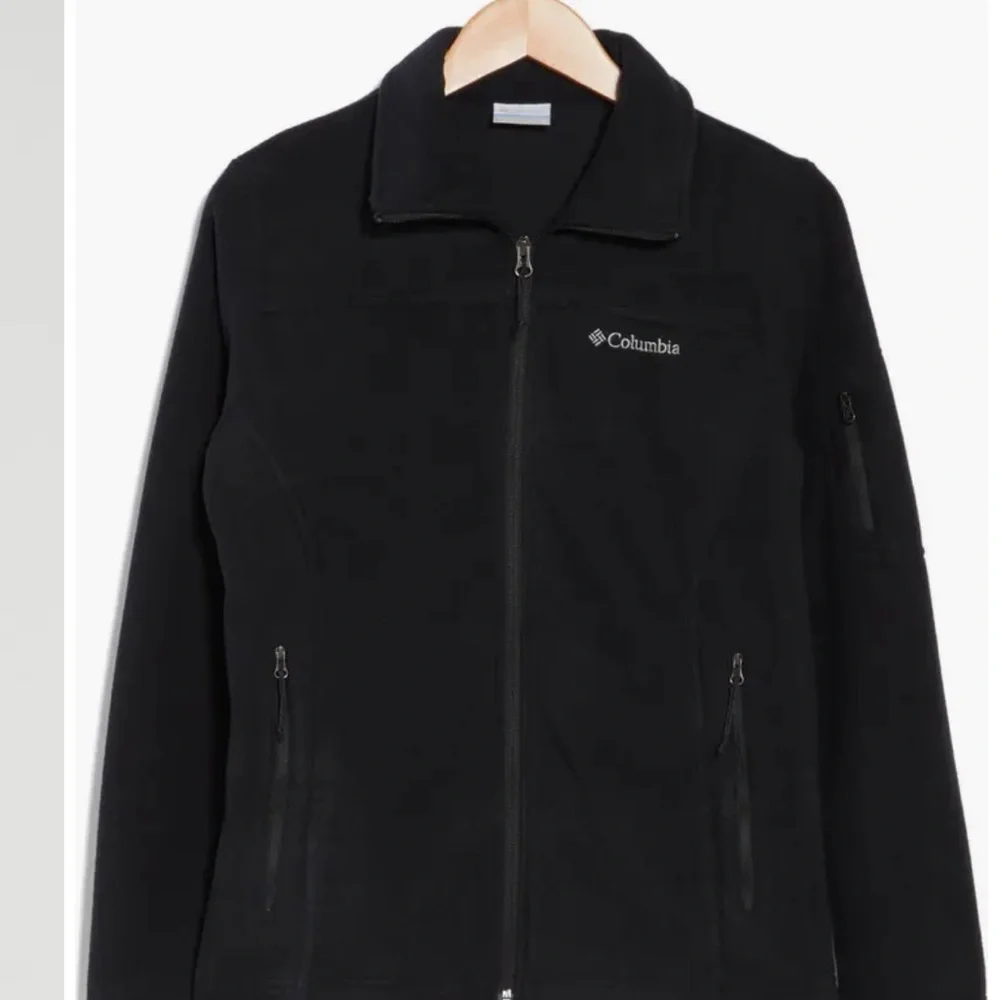 Columbia Women's Black Fleece Jacket cool intervention medium $65 M - Picture 2 of 4